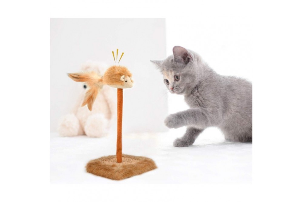Sesli Oyuncaklı Kedi Tırmalama Tahtası