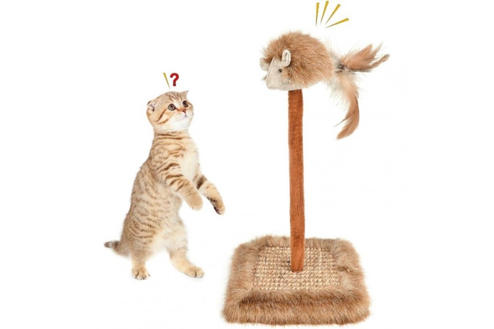 Sesli Oyuncaklı Kedi Tırmalama Tahtası