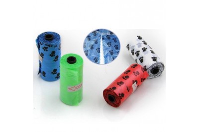 Pati Desenli Dışkı Poşeti 4lü Set Pati Desenli Dışkı Poşeti 4lü Set