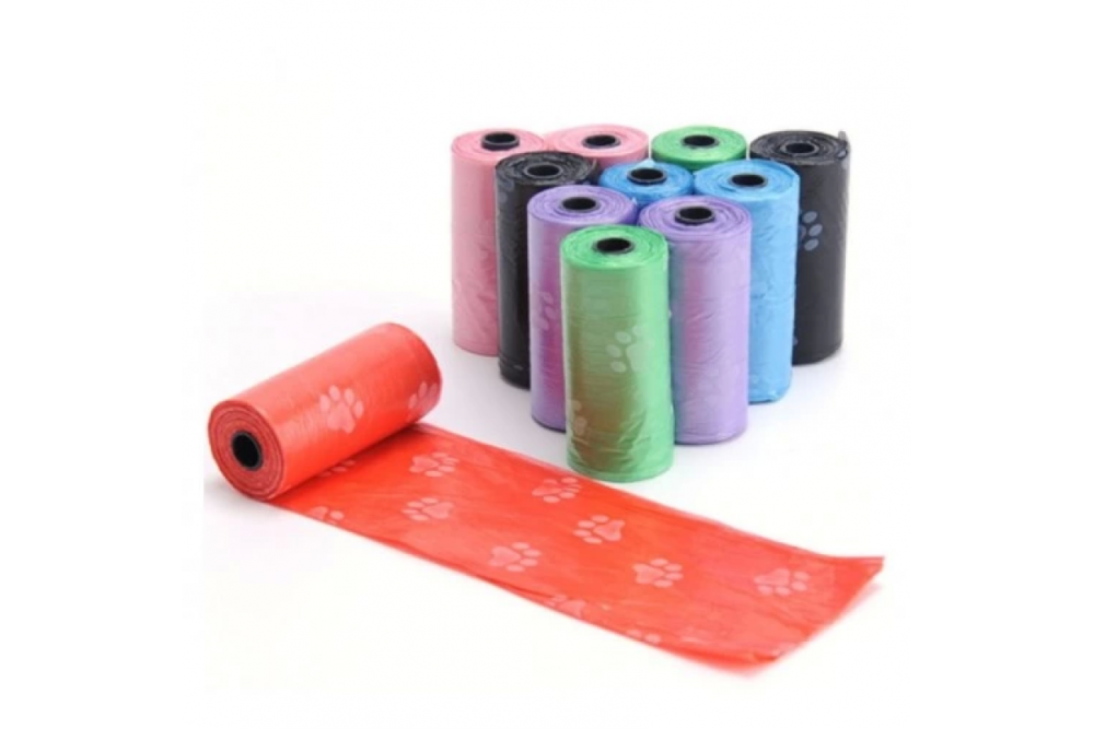 Pati Desenli Dışkı Poşeti 4lü Set