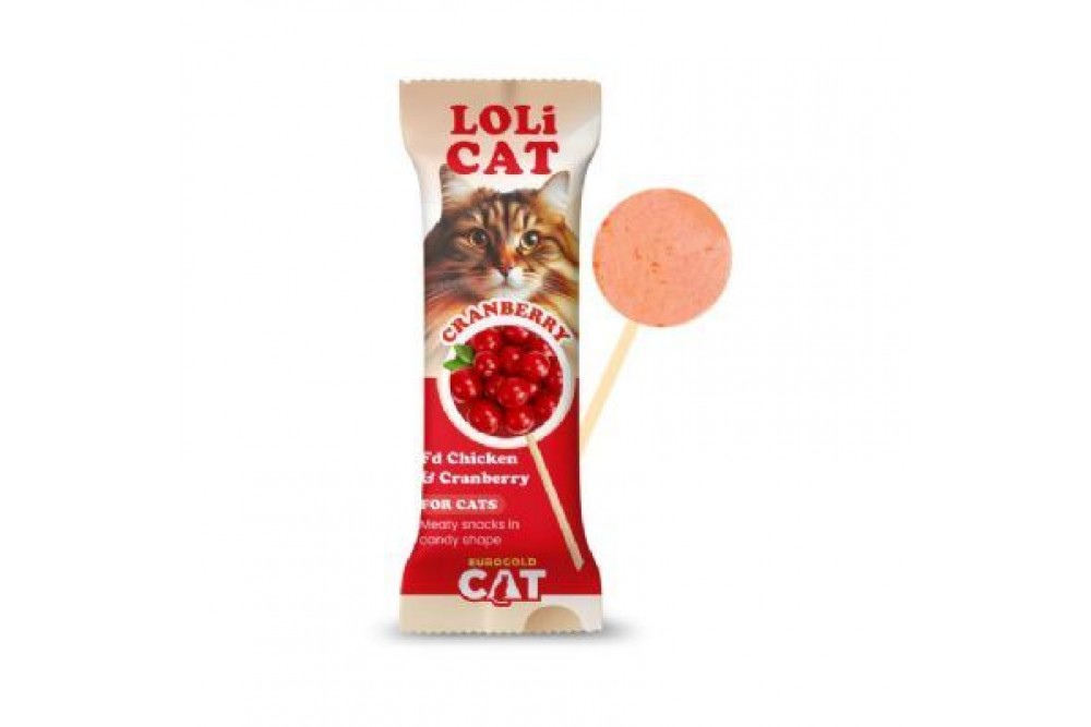 LoliCat FD Kedi Ödülü Kızılcıklı 1,5 Gr LoliCat FD Kedi Ödülü Kızılcıklı 1,5 Gr