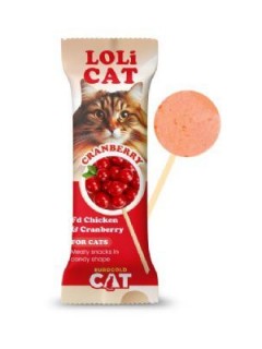 LoliCat FD Kedi Ödülü Kızılcıklı 1,5 Gr