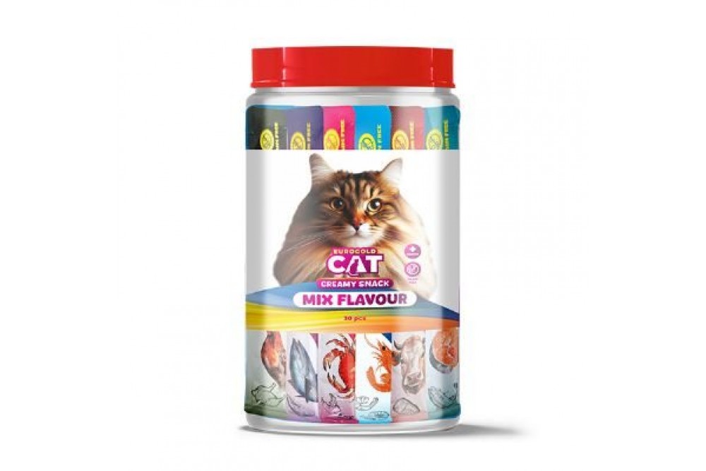Sıvı Kedi Ödülü Karışık 6 Çeşit 30x15Gr Sıvı Kedi Ödülü Karışık 6 Çeşit 30x15Gr