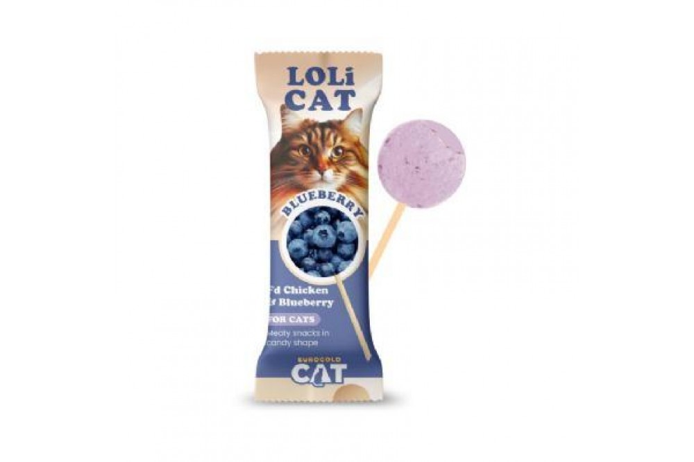 LoliCat FD Kedi Ödülü Yaban Mersini 1,5 Gr LoliCat FD Kedi Ödülü Yaban Mersini 1,5 Gr