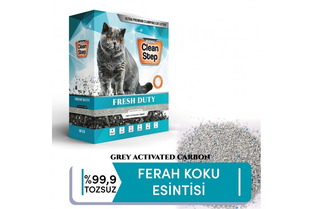 Fresh Duty Aktif Karbonlu Bahar Kokulu Kedi Kumu 10 Lt Fresh Duty Aktif Karbonlu Bahar Kokulu Kedi Kumu 10 Lt