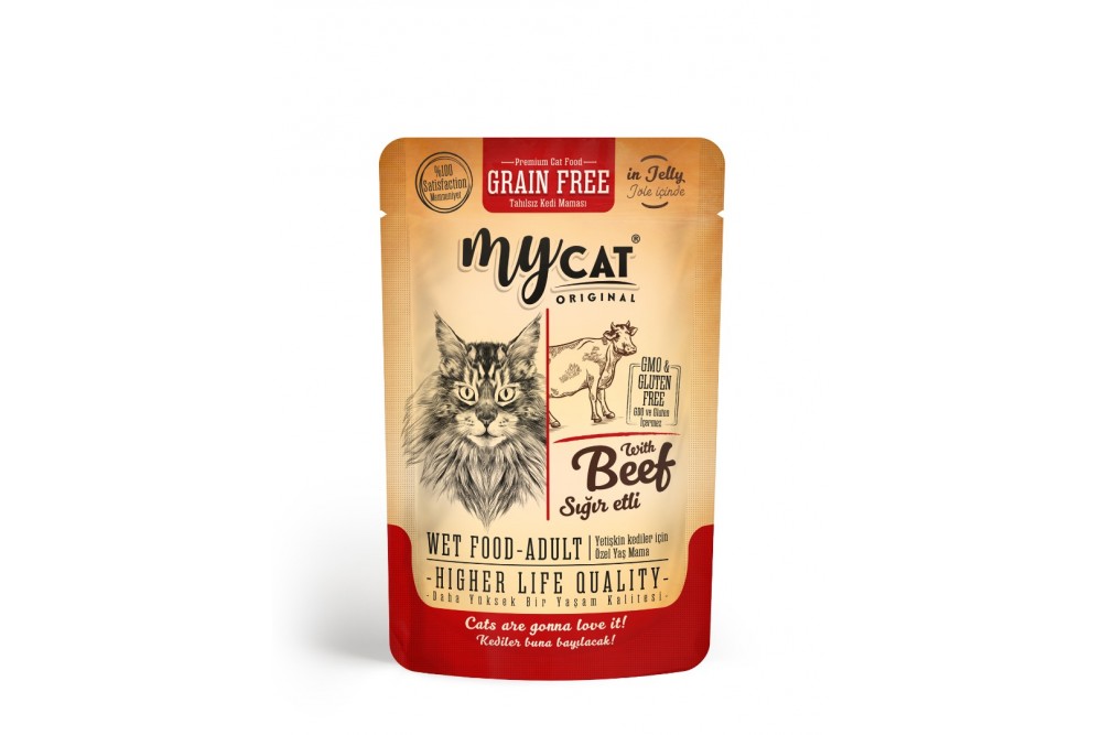 Sığır Etli Pouch Yaş Mama 85gr Sığır Etli Pouch Yaş Mama 85gr