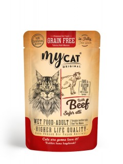 Sığır Etli Pouch Yaş Mama 85gr  Sığır Etli Pouch Yaş Mama 85gr