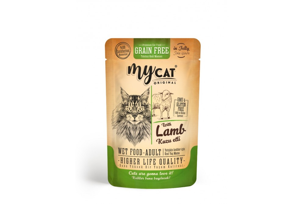 Kuzu Etli Pouch Yaş Mama 85gr Kuzu Etli Pouch Yaş Mama 85gr