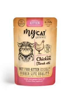 Tavuk Etli Kitten Pouch Yaş Mama 85gr  Tavuk Etli Kitten Pouch Yaş Mama 85gr
