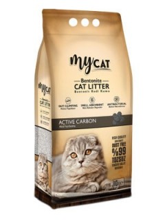 İnce Tane Topaklanan Bentonit Kedi Kumu Aktif Karbon (10 LT) İnce Tane Topaklanan Bentonit Kedi Kumu Aktif Karbon (10 LT)