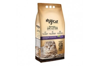 İnce Taneli Topaklanan Bentonit Kedi Kumu Lavanta Kokulu (10 LT) İnce Taneli Topaklanan Bentonit Kedi Kumu Lavanta Kokulu (10 LT)