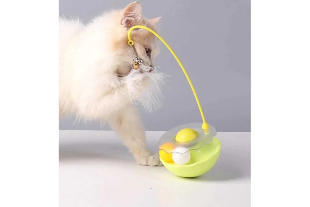 Zilli Kedi Otlu Hacıyatmaz Oyuncağı Zilli Kedi Otlu Hacıyatmaz Oyuncağı