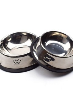 Paslanmaz Çelik Metal Mama Kabı  Paslanmaz Çelik Metal Mama Kabı