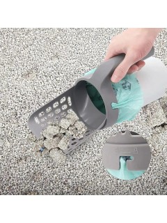 Yeni Nesil Kedi Kumu Küreği ve 4'lü kaka poşeti hediyeli