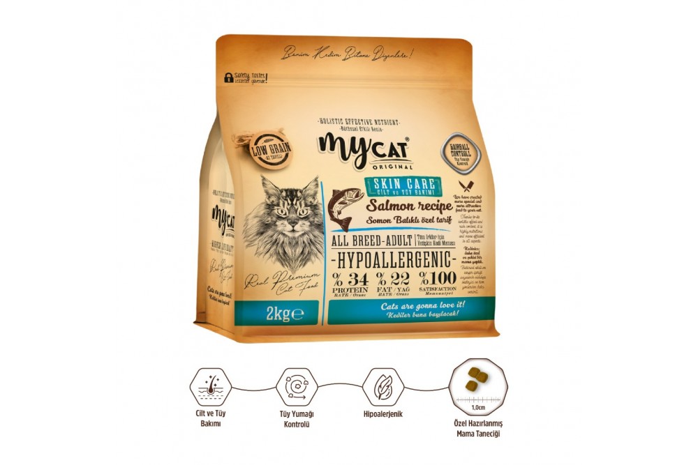 SKIN CARE somon balıklı kedi maması SKIN CARE somon balıklı kedi maması