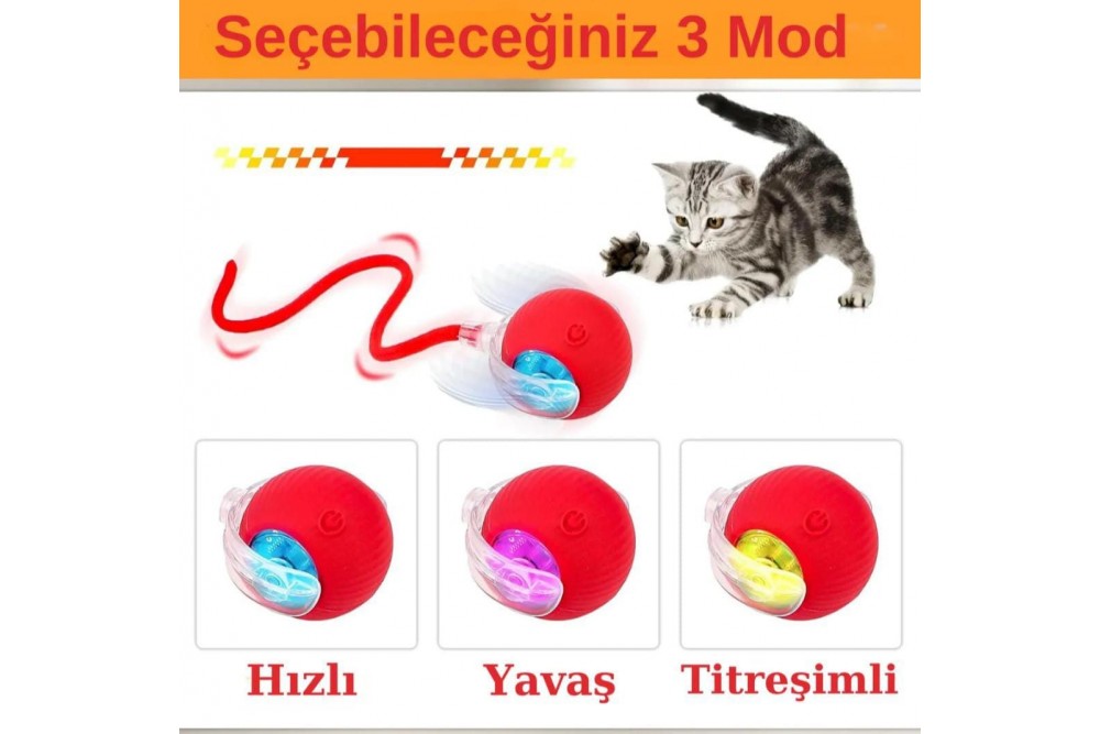 Akıllı İnteraktif Hareketli Işıklı KuyrukluTop (TYPE-C Şarjlı) Akıllı İnteraktif Hareketli Işıklı KuyrukluTop (TYPE-C Şarjlı)
