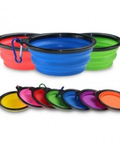 Katlanabilir Kedi Köpek Mama-Su Kabı