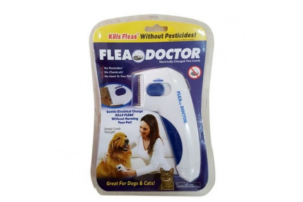 Flea Doctor Pilli Kediler Ve Köpekler Için Bit Pire Tarağı Flea Doctor Pilli Kediler Ve Köpekler Için Bit Pire Tarağı