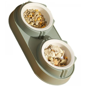 Mikopet Çift Bölmeli Mama Ve Su Kabı Mikopet Çift Bölmeli Mama Ve Su Kabı