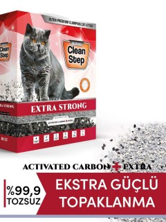 Extra Strong Aktif Karbonlu Kokusuz Karbon Tanecikli Kedi Kumu 10 lt Extra Strong Aktif Karbonlu Kokusuz Karbon Tanecikli Kedi Kumu 10 lt